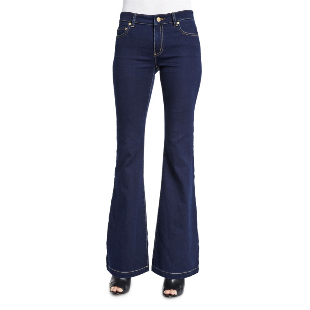Michael Kors Retro Flared Jeans, Twilight Wash
